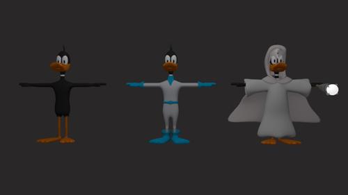 Daffy Duck 3 pack preview image